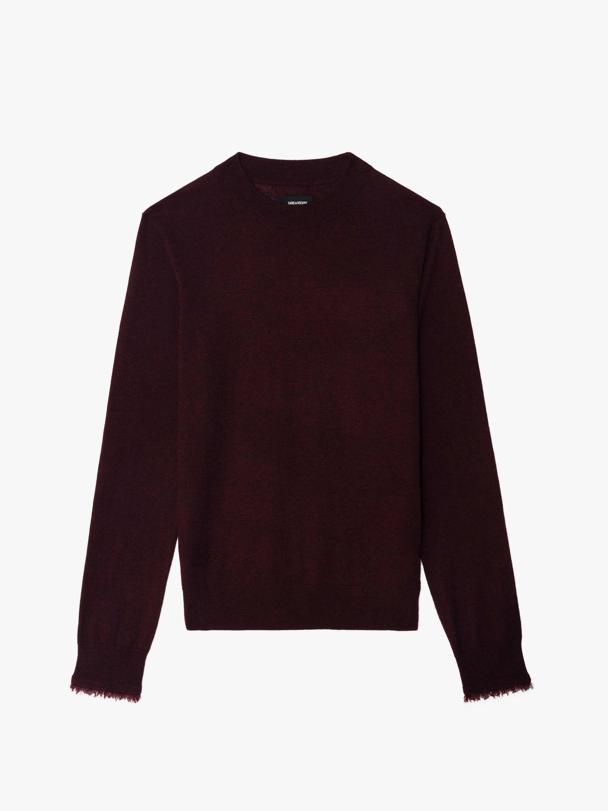 Ivy Cashmere Sweater - Round neck sweater with long sleeves.